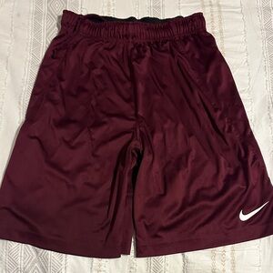 Nike Men's Burgundy Athletic Shorts